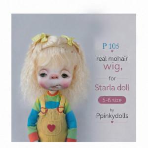 Handcrafted  Mohair Wig for Starla Doll P105