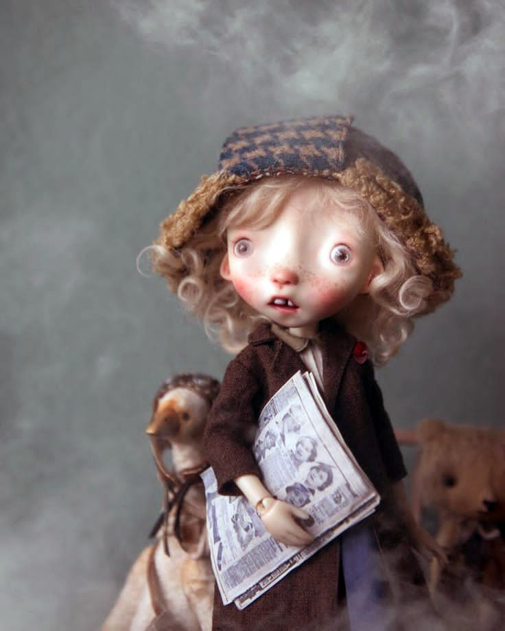 Malisa doll with faceup eyes wig as photos - Image 2
