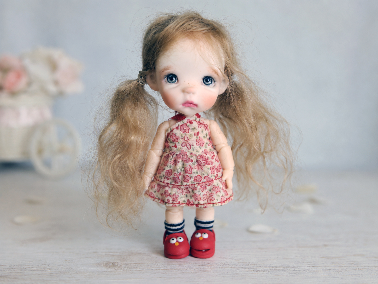 Rosa ...4.5 inches bjd doll, by Ppinkydolls - Image 3