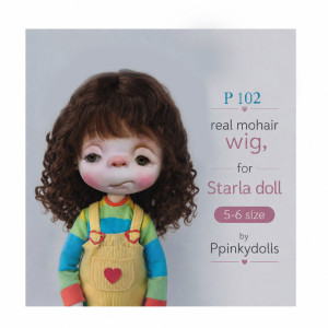 Handcrafted  Mohair Wig for Starla Doll P102
