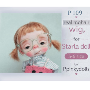 Handcrafted  Mohair Wig for Starla Doll P109