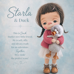 Mini toy for Starla..duck 8cm