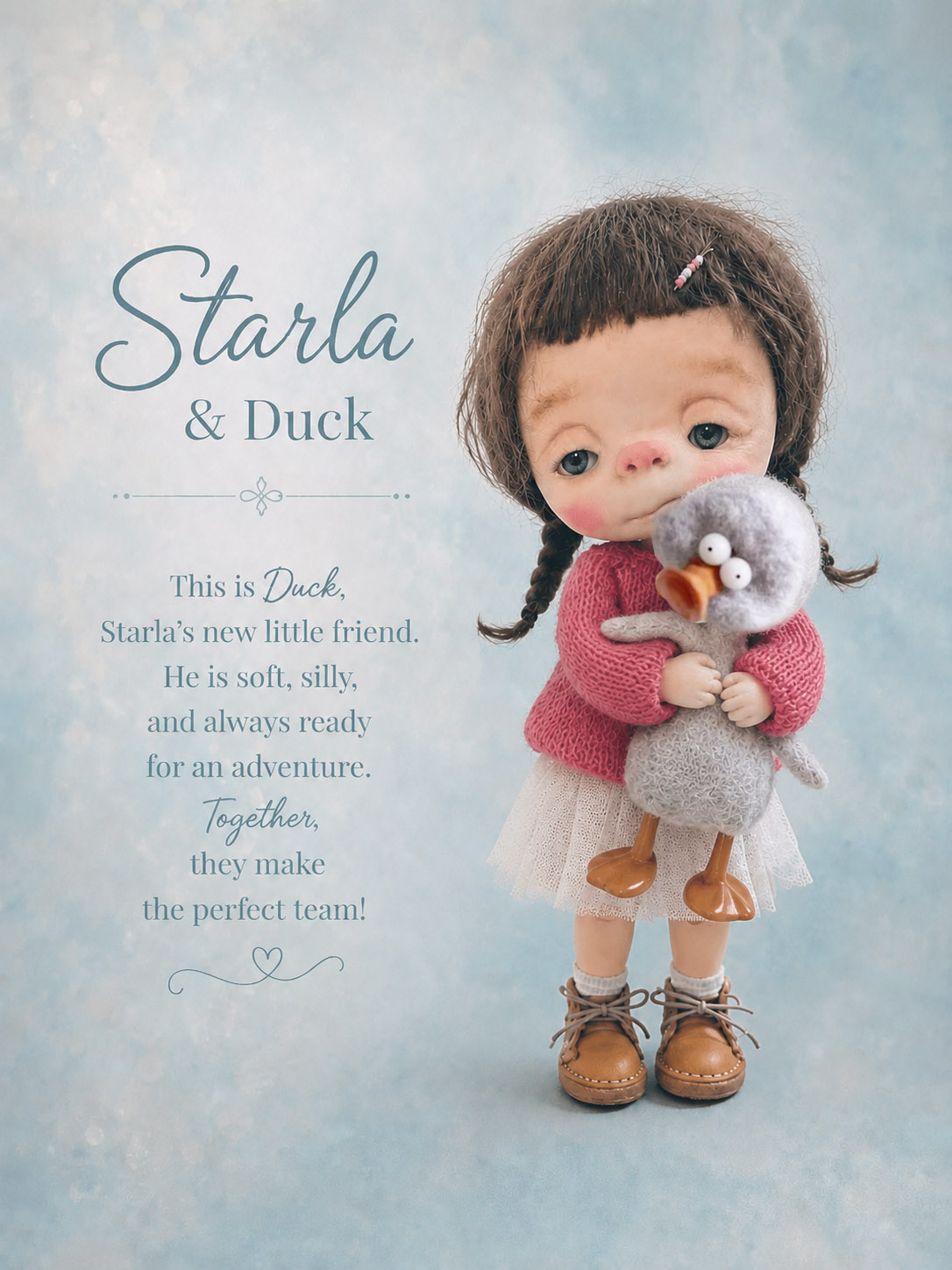 Mini toy for Starla..duck 8cm