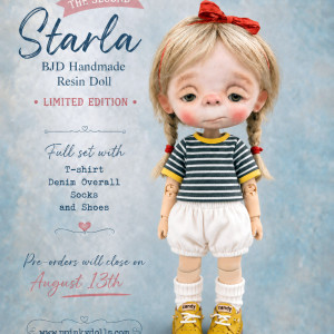 CUSTOM ORDER Starla blonde doll  for Monica
