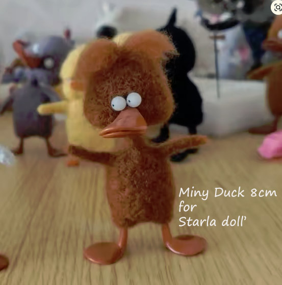 Mini toy for Starla..Crazy Duck 8cm