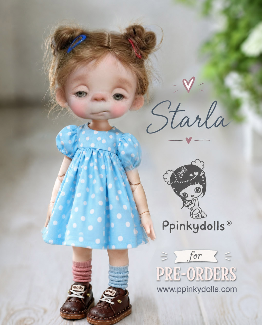 Starla New edition ,full set dress, bjd handmade doll