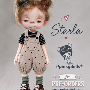 Starla New  edition ,full set overall set,bjd handmade doll