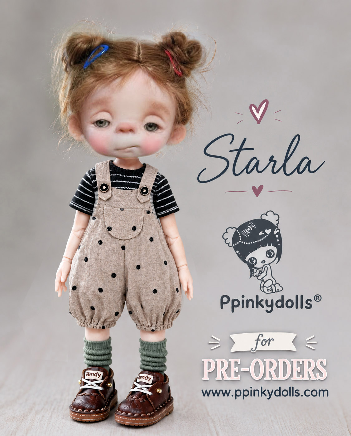 Starla New edition ,full set overall set,bjd handmade doll