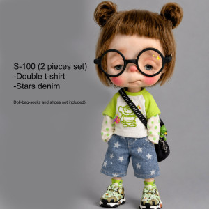 Cotton T-Shirt with Cotton Pant Outfit set S-100 for Starla doll