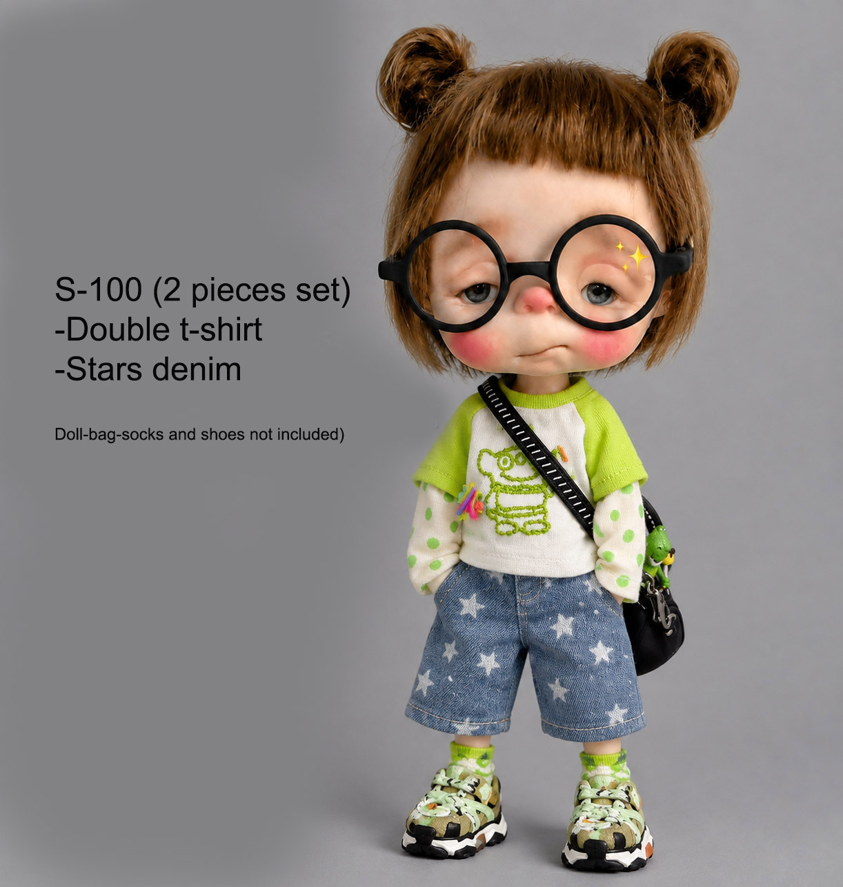 Cotton T-Shirt with Cotton Pant Outfit set S-100 for Starla doll