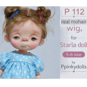 Handcrafted   Wig for Starla Doll P112